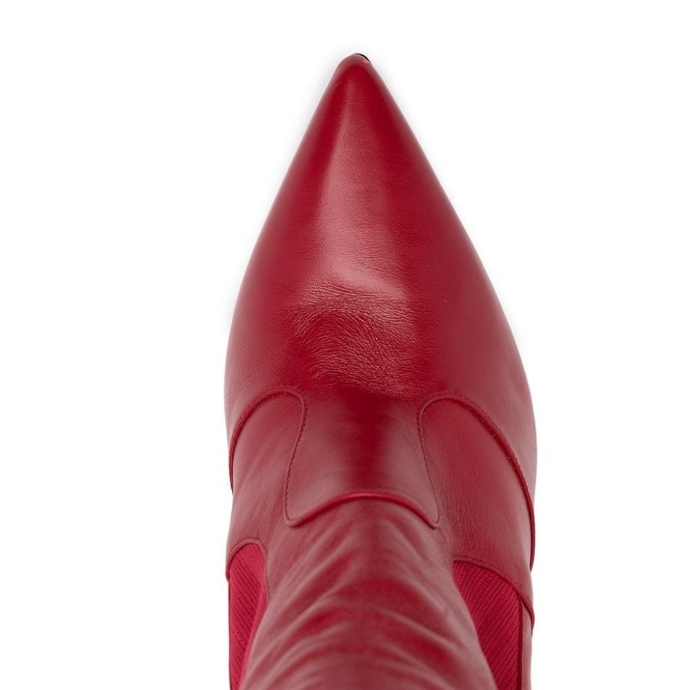 FENDI Calfskin ultra-chic over-the-knee boots